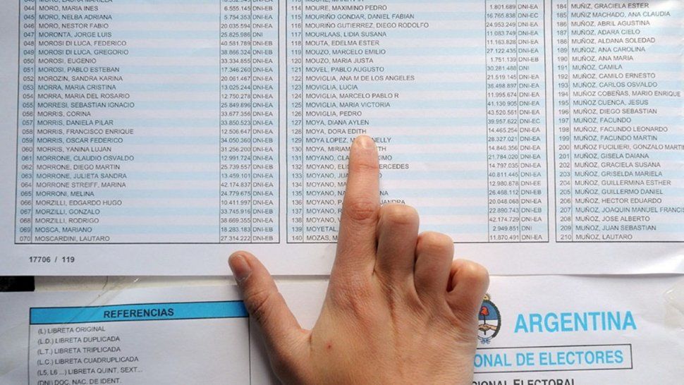 El padrón definitivo para las PASO fue publicado por la Justicia Nacional Electoral los electores.&nbsp;