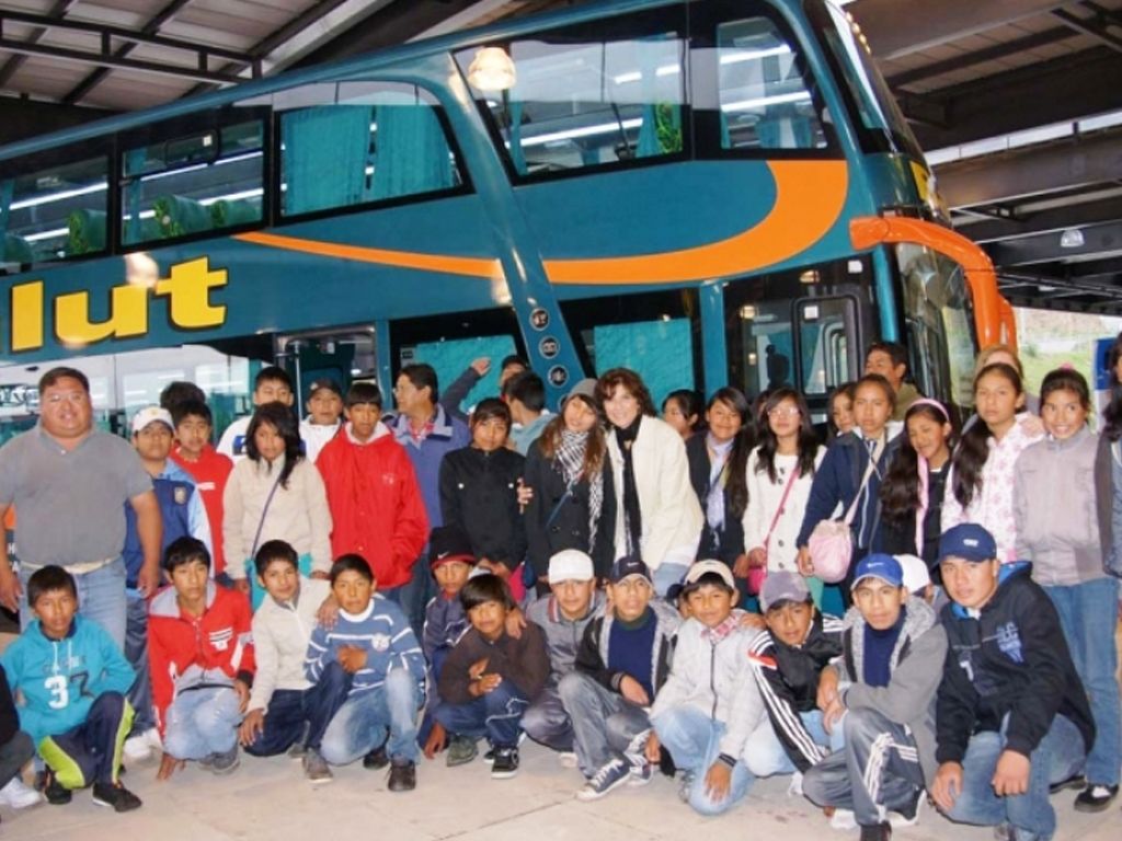 Estudiantes en la Terminal