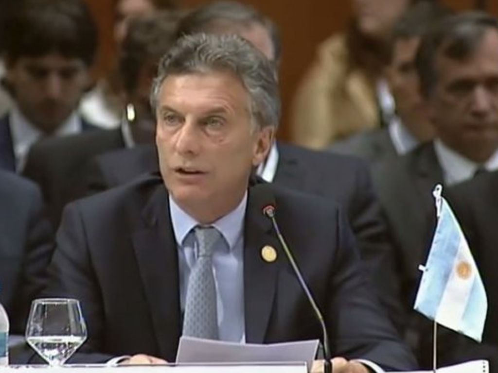 Macri en la Cumbre del Mercosur