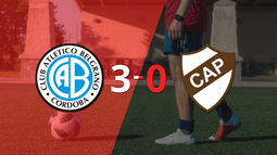 Belgrano fue contundente y goleó 3-0 a Platense