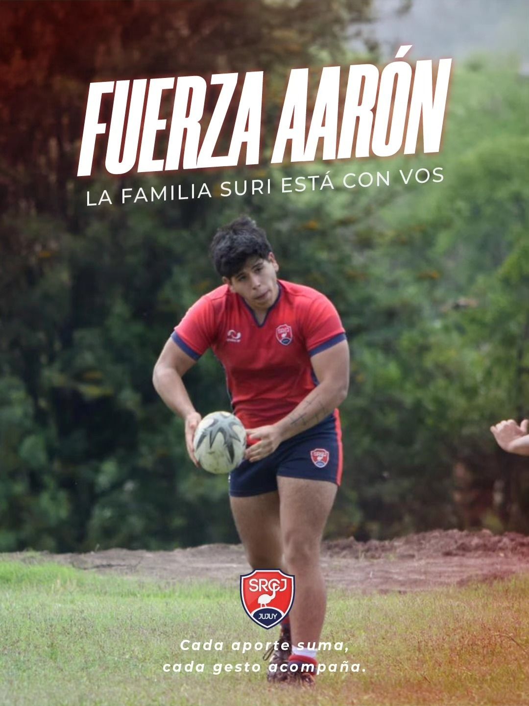 todos por aaron: campana solidaria para acompanar al joven rugbier jujeno