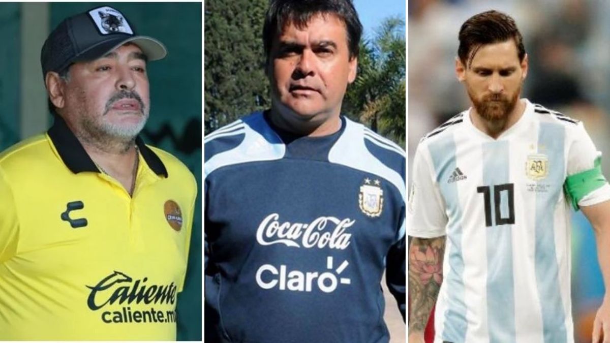 La Emotiva Despedida De Maradona Y Messi Para El Inolvidable Tata Brown 3858