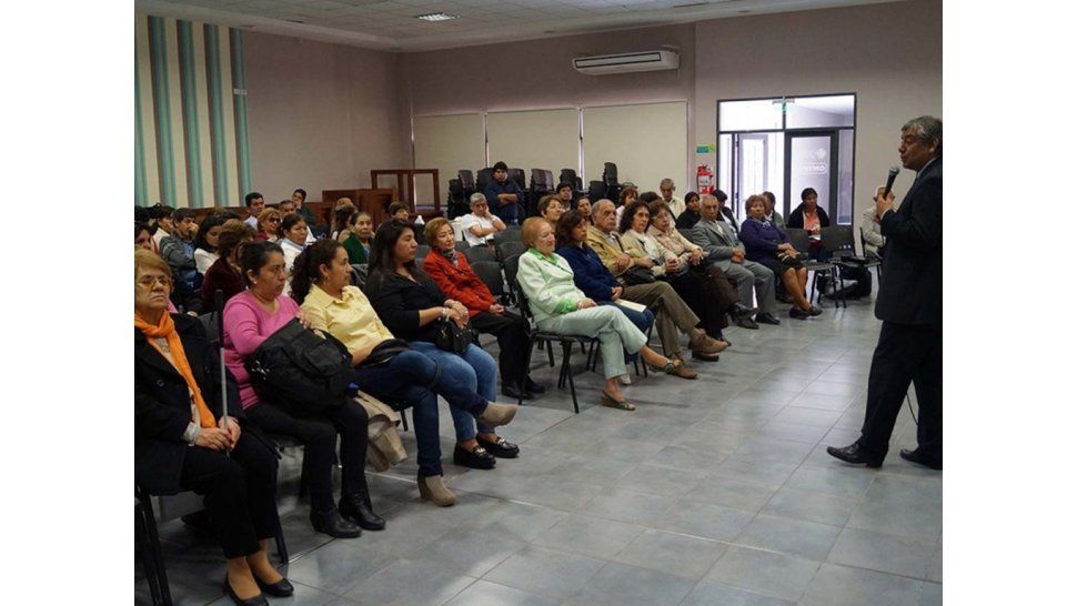 Ministro Flores en la jornada