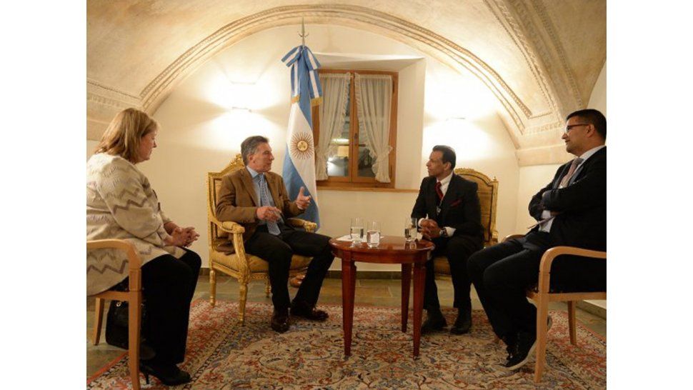 Mauricio Macri en Davos