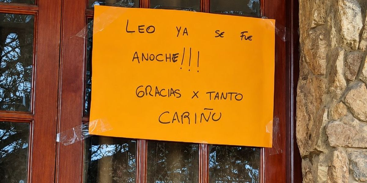 El emotivo mensaje que la familia de Lionel Scaloni dejó en la puerta de su casa en Pujato
