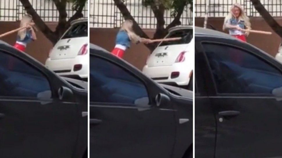 Sol Pérez se hizo cargo de romper un auto a palazos y explicó la razón
