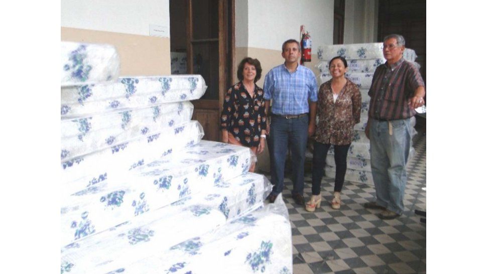 Donaciones en el Hogar San Antonio