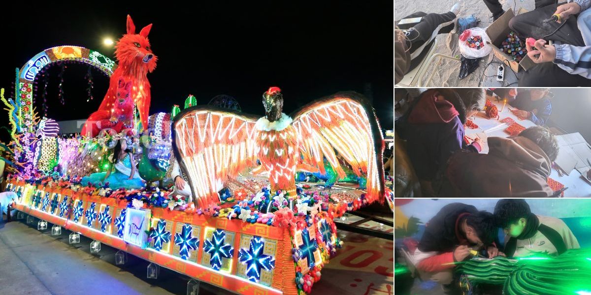 La carroza jujeña que cruzó la Cuesta de Lipán con un mensaje por los animales atropellados