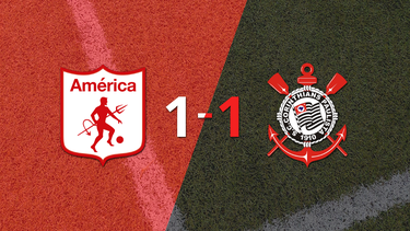 América de Cali y Corinthians empataron 1 a 1