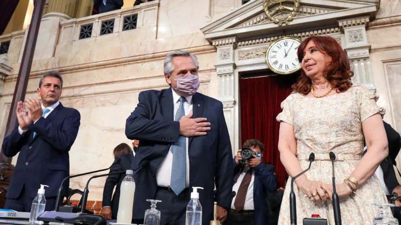 El presidente Alberto Fernández en la inauguración de las Sesiones Ordinarias del Congreso