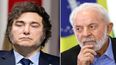 Javier Milei volvió a apuntar contra Lula.