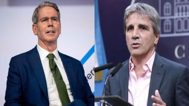 Luis Caputo se reúne con Scott Bessent en Estados Unidos.