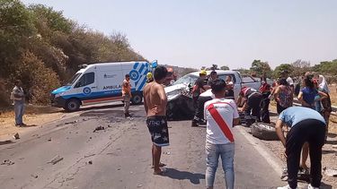 Choque en San Pedro de Jujuy.