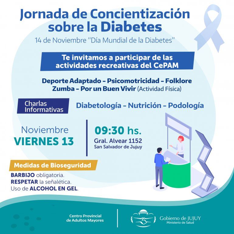 Jornadas de concientización sobre diabetes 