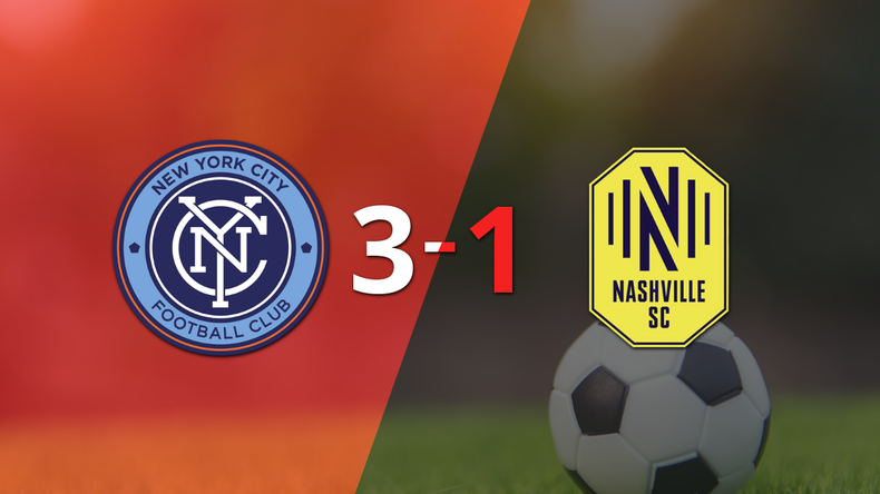 Doblete de Santiago Rodríguez guió el triunfo de New York City FC sobre Nashville SC