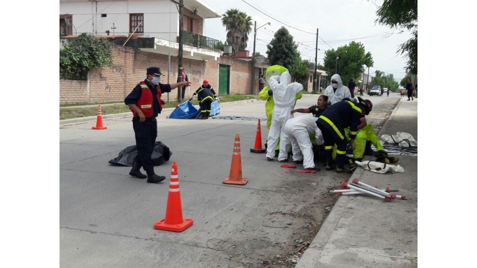 Espectacular despliegue en el tercer día del simulacro por emergencias