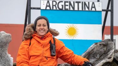 Vanesa Pía, la primera mujer a cargo de una base en la Antártida