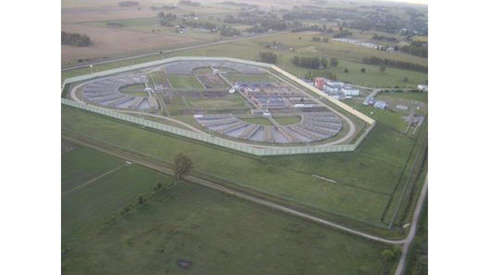 Vista aérea del Penal de General Alvear