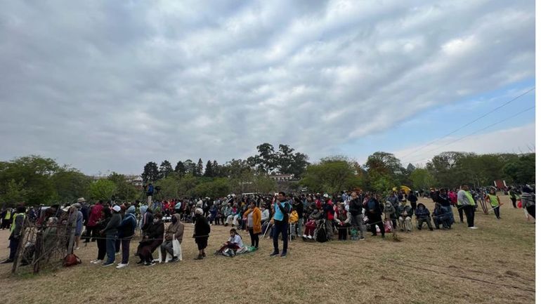 Tercera peregrinación por la Virgen de Río Blanco y Paypaya en el día de la madre.