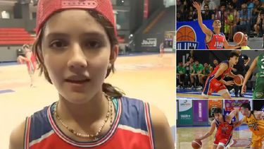 Isabella tuvo un hermoso gesto con el plantel de Jujuy Básquet.