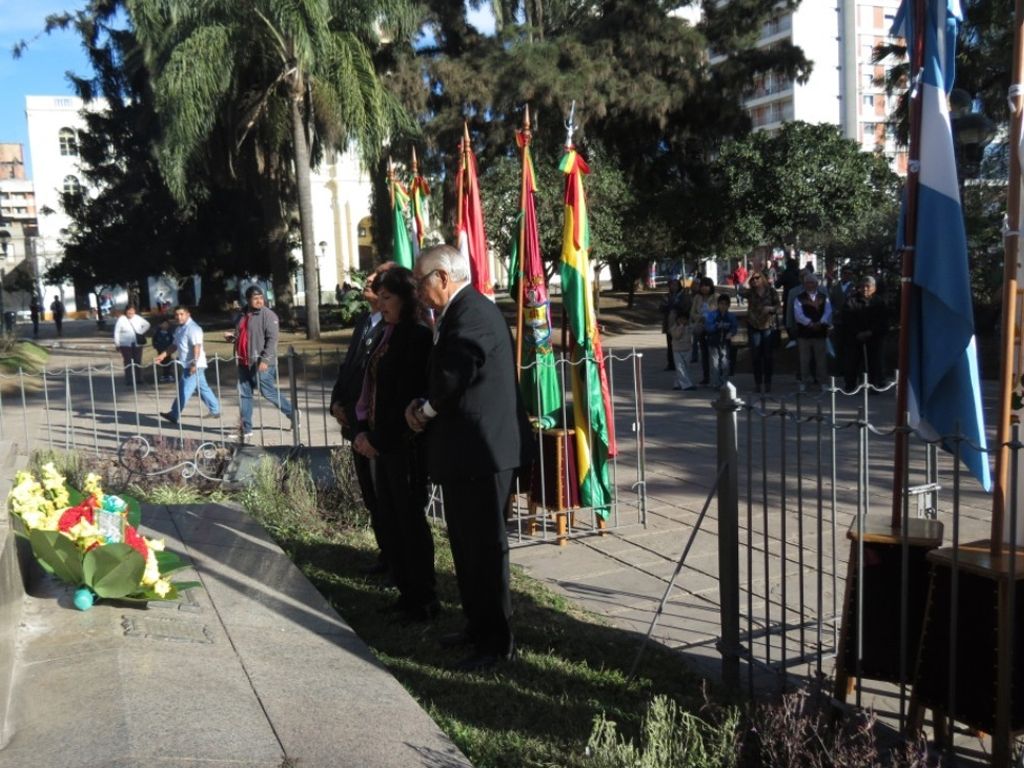 Acto en plaza Belgrano