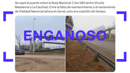 Desmentida viral en Córdoba.