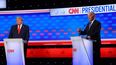 Joe Biden y Donald Trump durante el debate presidencial en Atlanta.