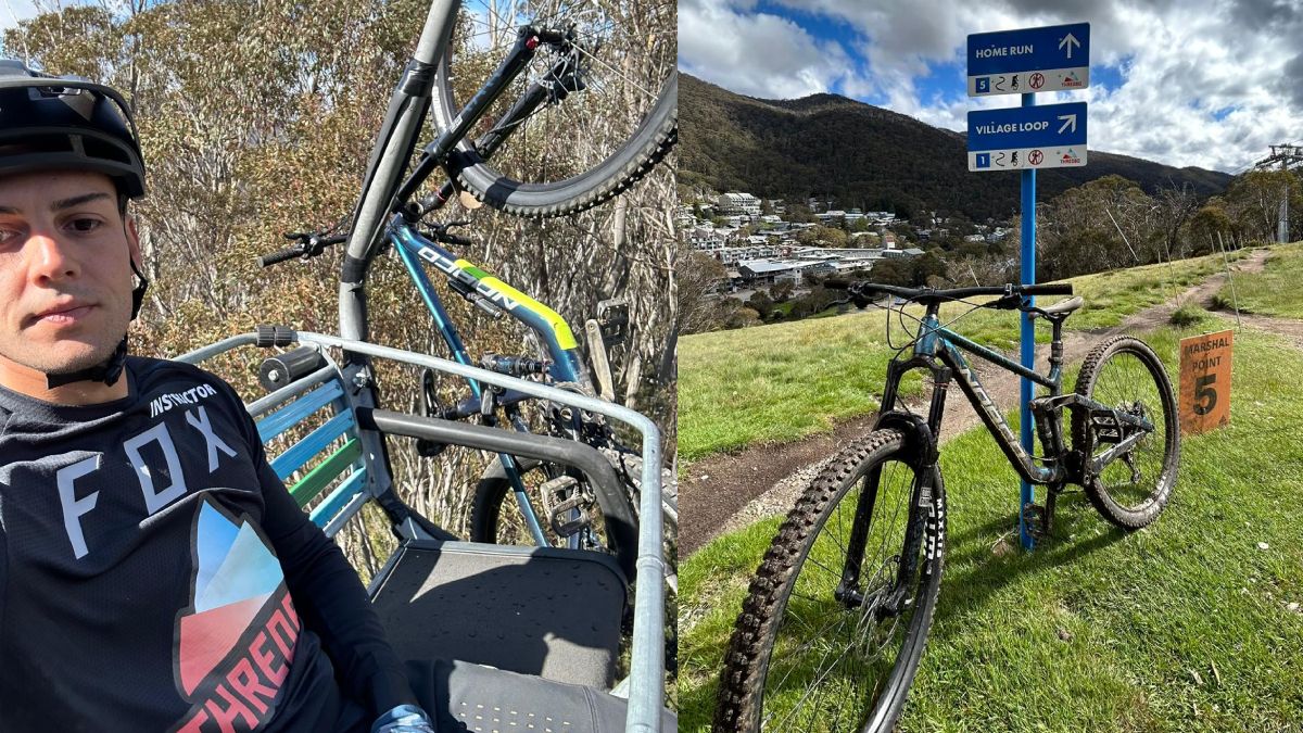 Francisco Puentes, jujeño que está en Australia y es instructor de Mountain Bike