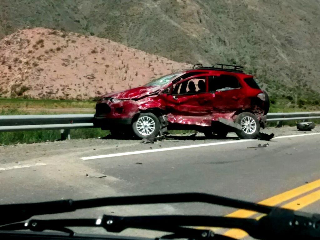 Choque a la altura de Tunalito