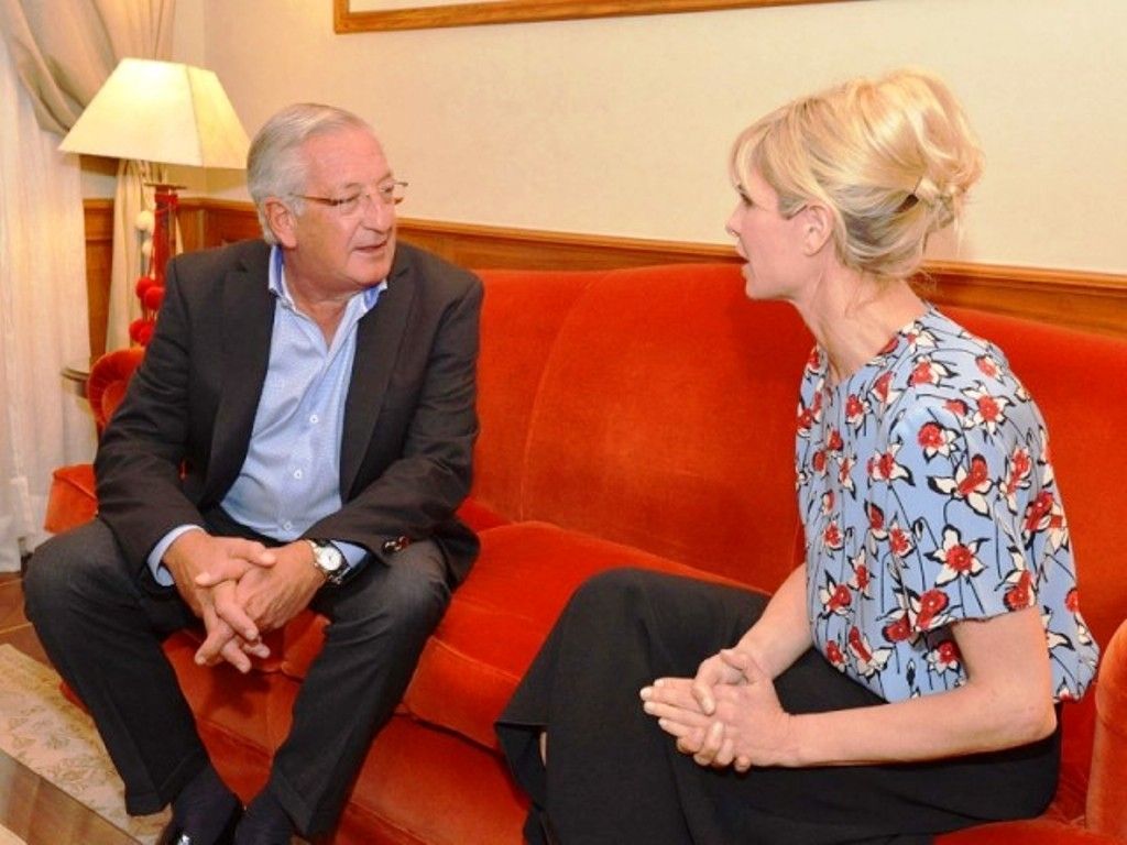Fellner junto a Rabolini