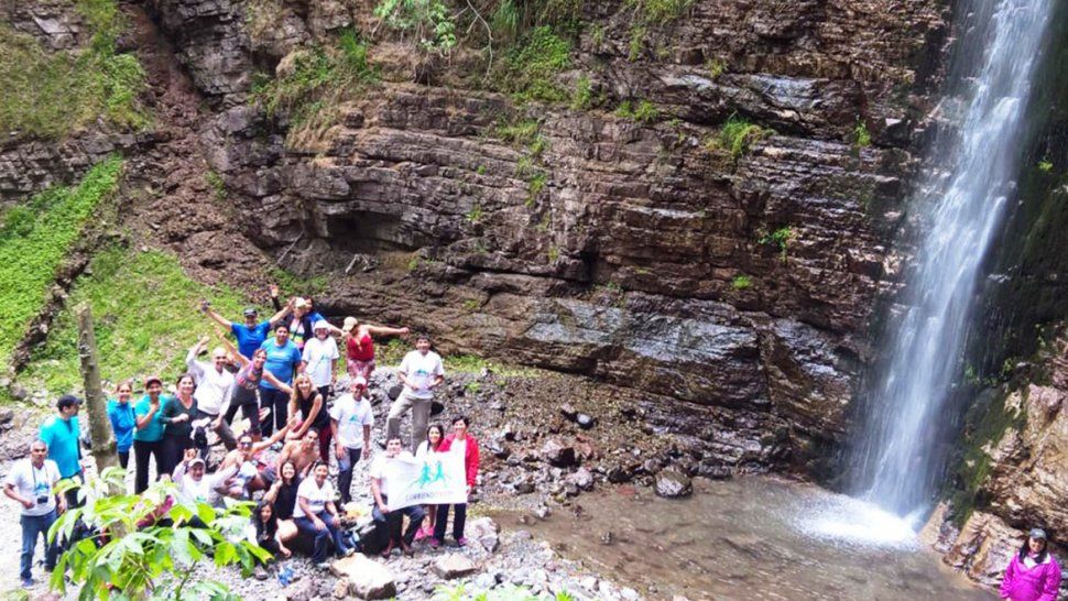 Se realizó exitosamente una nueva caminata a la Cascada de los Paños