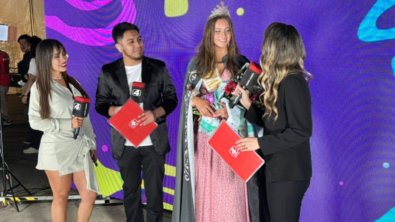 María Victoria Zamar con Canal 4 María Victoria Zamar con Canal 4