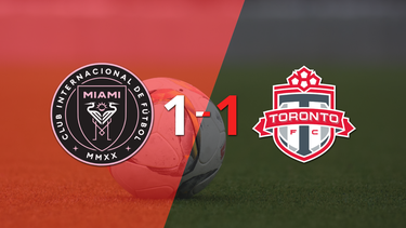 Reparto de puntos en el empate a uno entre Inter Miami y Toronto FC