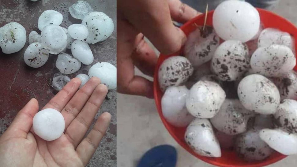 Granizo en Monterrico