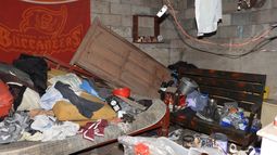 La casa del presunto asesino serial de Jujuy.