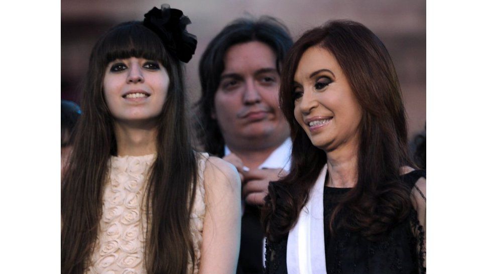 Cristina, Florencia y Máximo