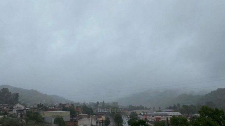 Probabilidad de lluvias en Jujuy