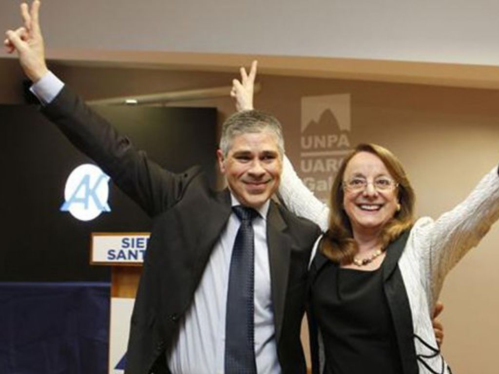 Vicegobernador de Santa Cruz y Alicia K.