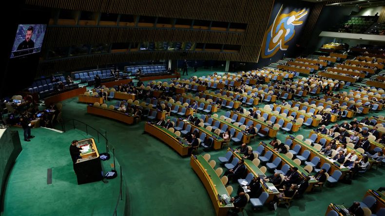 Argentina se abstuvo en la ONU de votar un pedido de Ucrania.