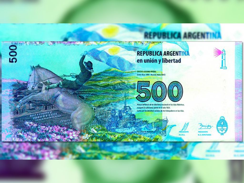 Billete de $500