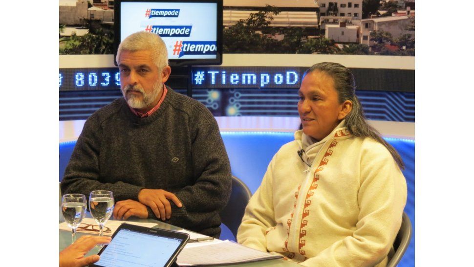 Milagro Sala y Juan Manuel Esquivel