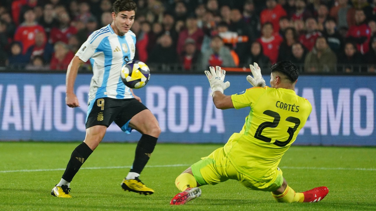 La Selección Argentina derrotó de visitante a Chile 1 a 0