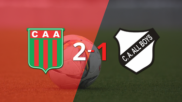 Agropecuario Argentino consiguió una victoria por 2 a 1 ante All Boys