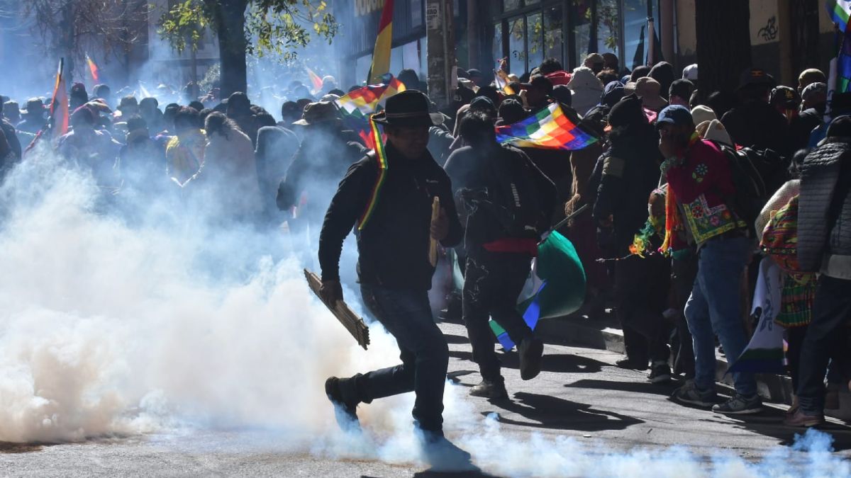 Gravesincidentes en Bolivia entre la policía y seguidores de Evo Morales&nbsp;