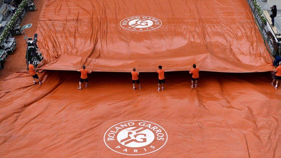Se canceló la jornada por lluvia y Del Potro-Cilic seguirán jugando mañana