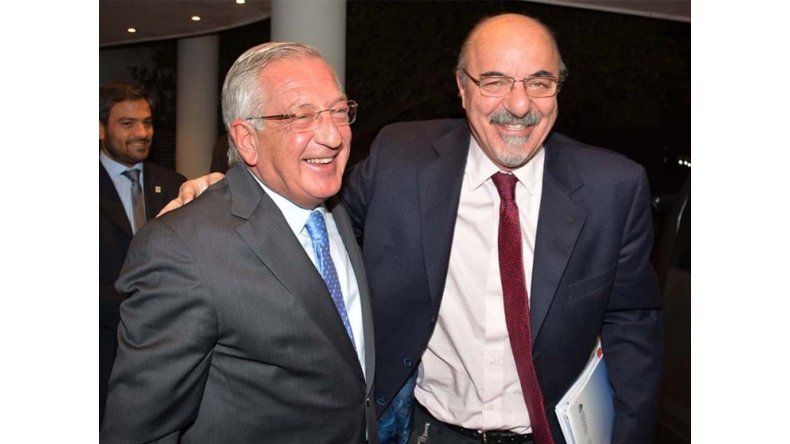 Fellner con el Ministro Tomada
