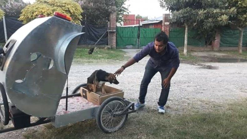 La moto-ambulancia fuera de circulación: los baches atentaron contra el auxilio