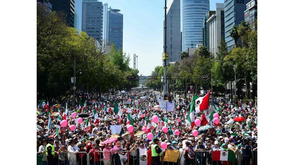 El pueblo mexicano en las calles