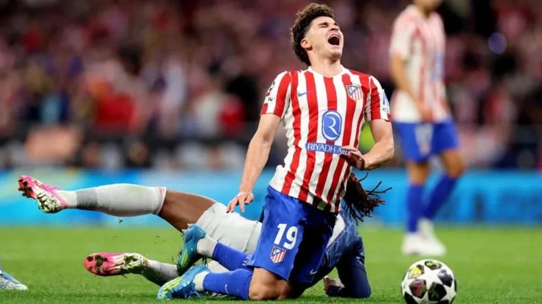 En el partido ante el Arsenal el argentino se retiró lesionado.