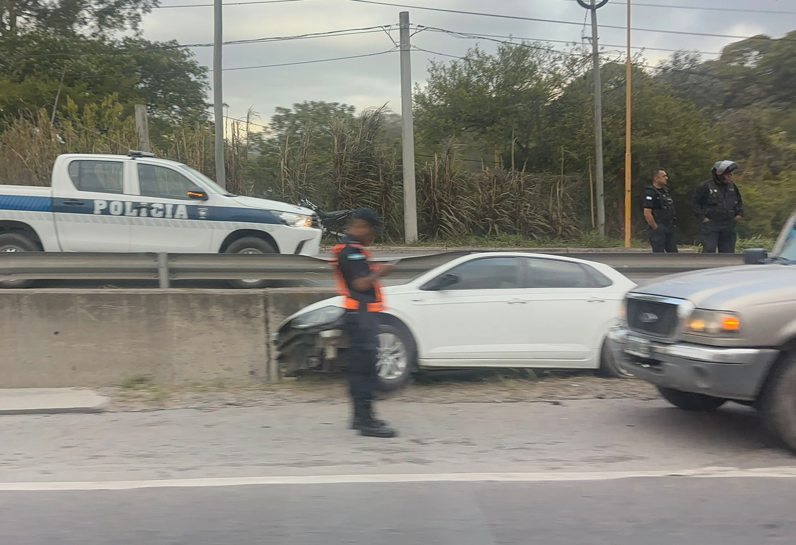 Choque en Ruta 9.